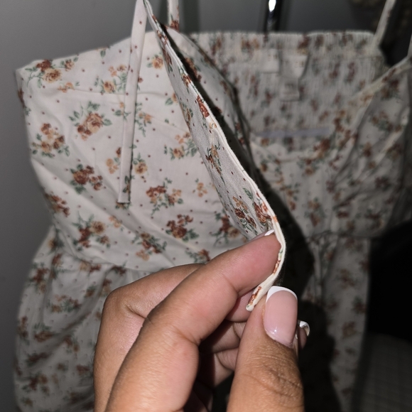 Floral Print Camisole with Bow Accent - Picture 6 of 9